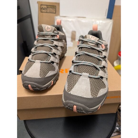 Merrell Women’s Hiking Boots Brown Tan Pink Nature Comfort Size 9.5 - Picture 3 of 12